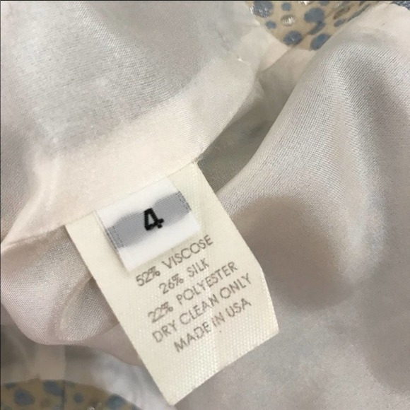 PETER SOM Metallic Brocade Straight Skirt - Picture 5 of 5